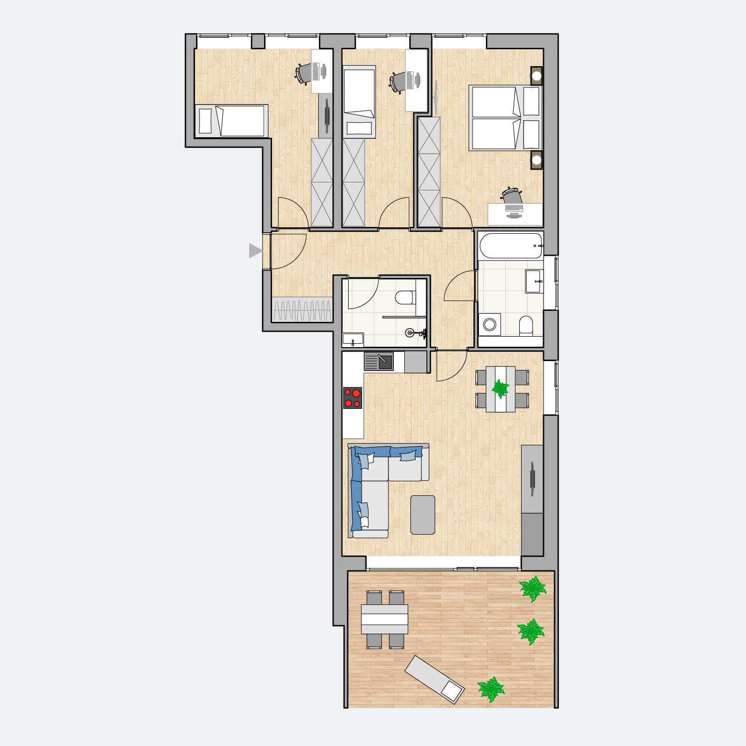 Wohnung 10  Erdgeschoss in Flößaustraße in Fürth kaufen