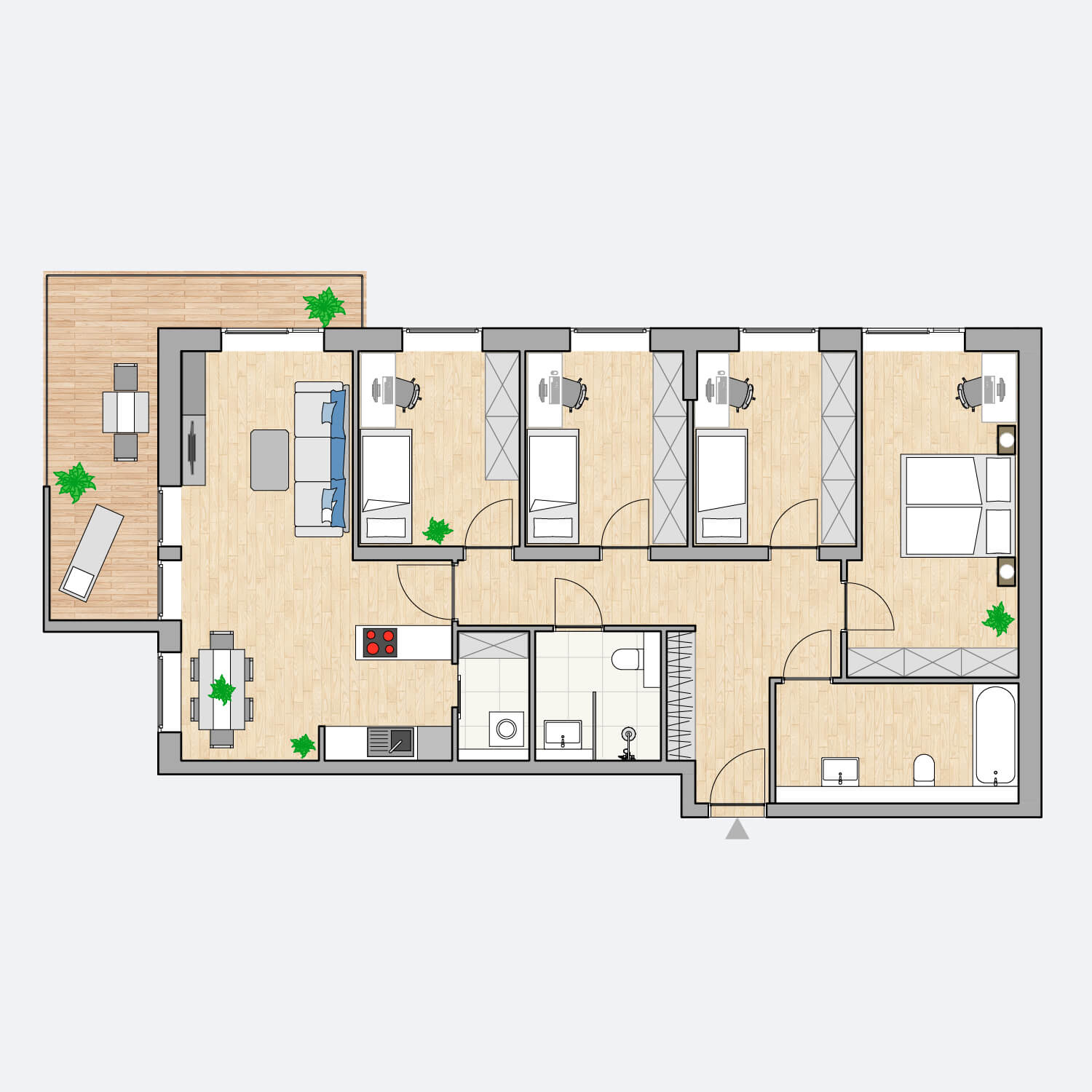 Wohnung 11: 1. Obergeschoss in Flößaustraße in Fürth kaufen