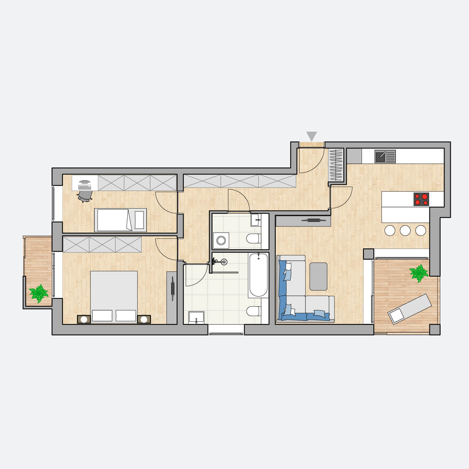Wohnung 13: 1. Obergeschoss in Flößaustraße in Fürth kaufen