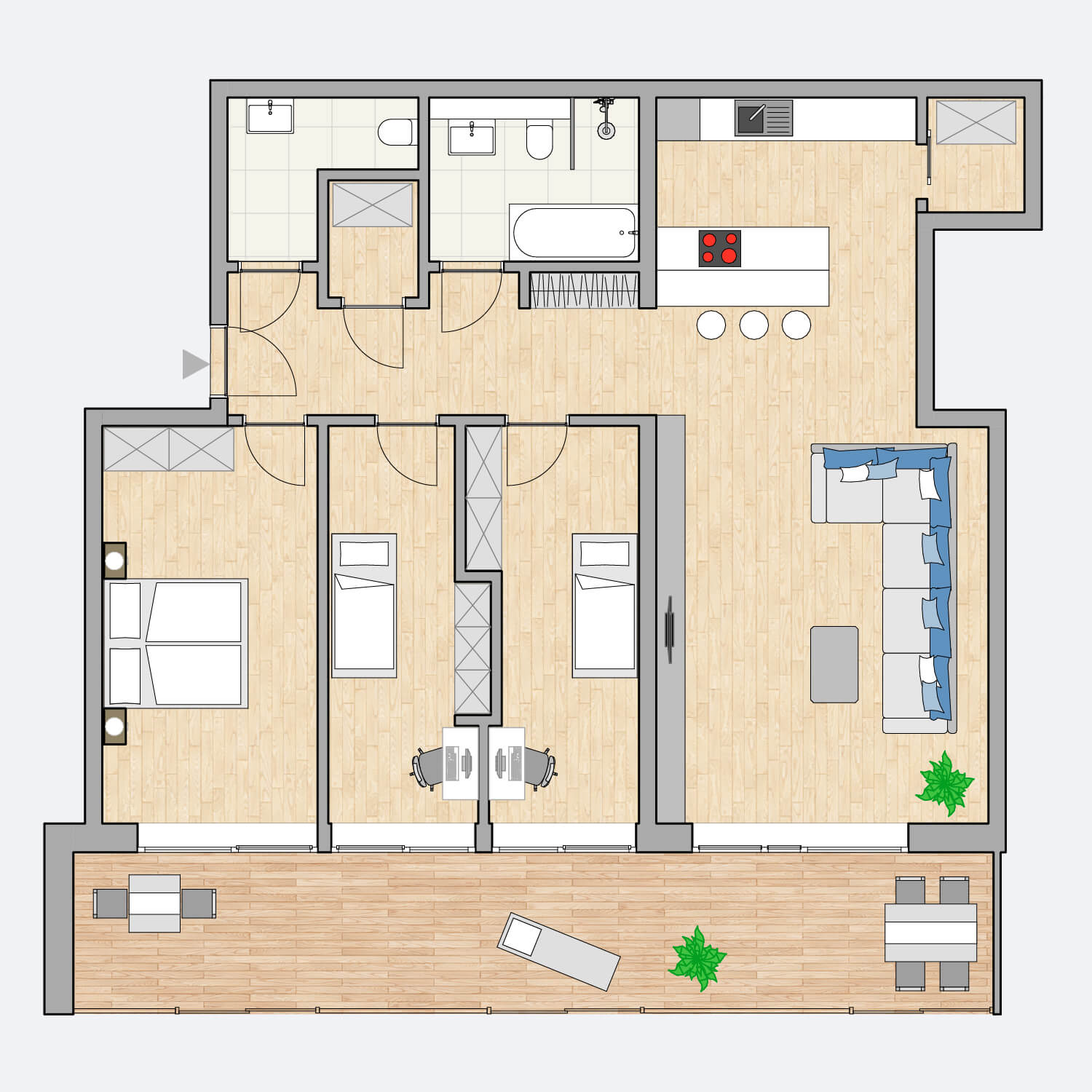 Wohnung 14: 1. Obergeschoss in Flößaustraße in Fürth kaufen