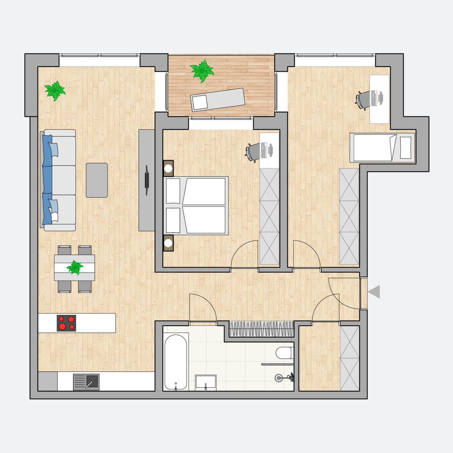 Wohnung 16: 1. Obergeschoss in Flößaustraße in Fürth kaufen