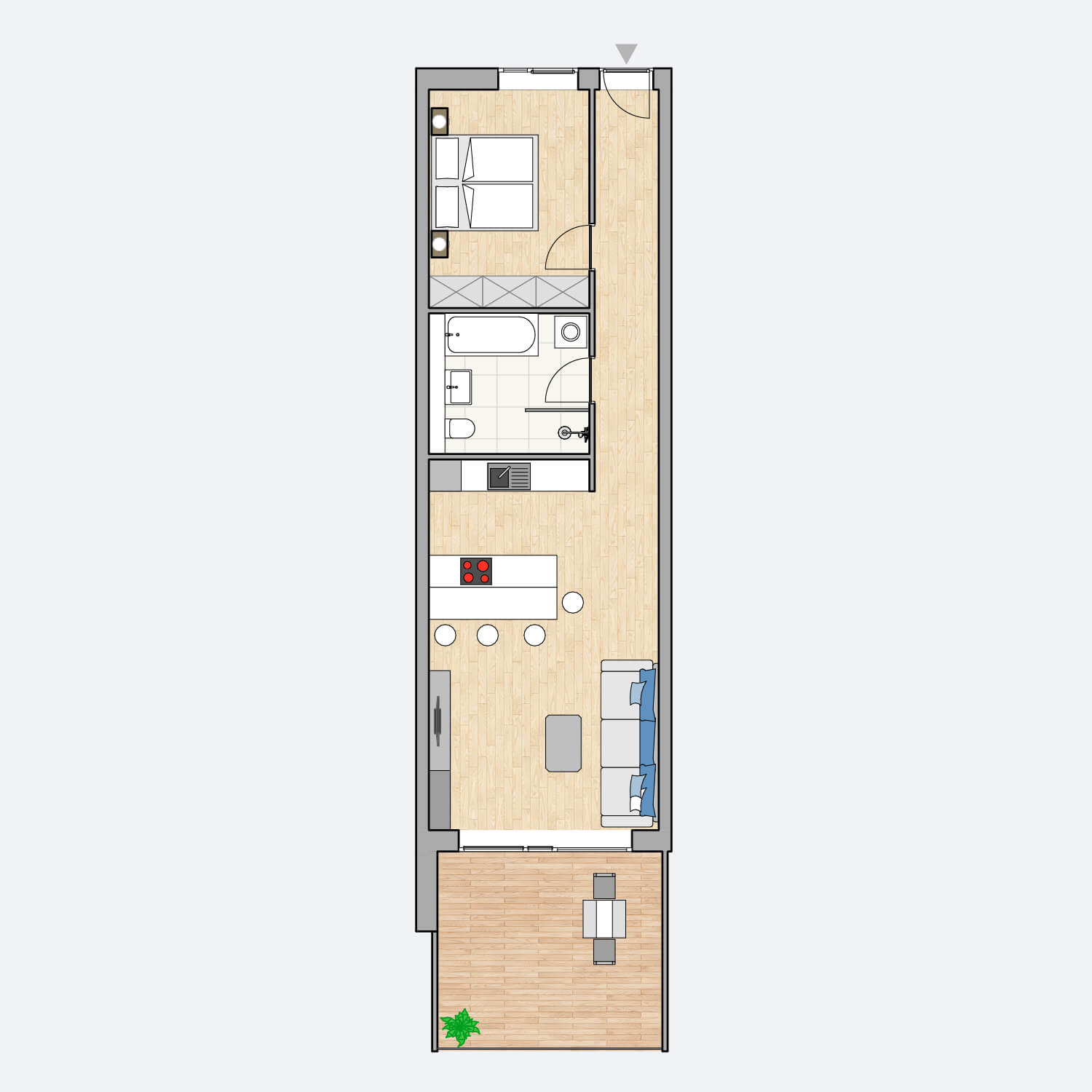 Wohnung 30: 2. Obergeschoss in Flößaustraße in Fürth kaufen