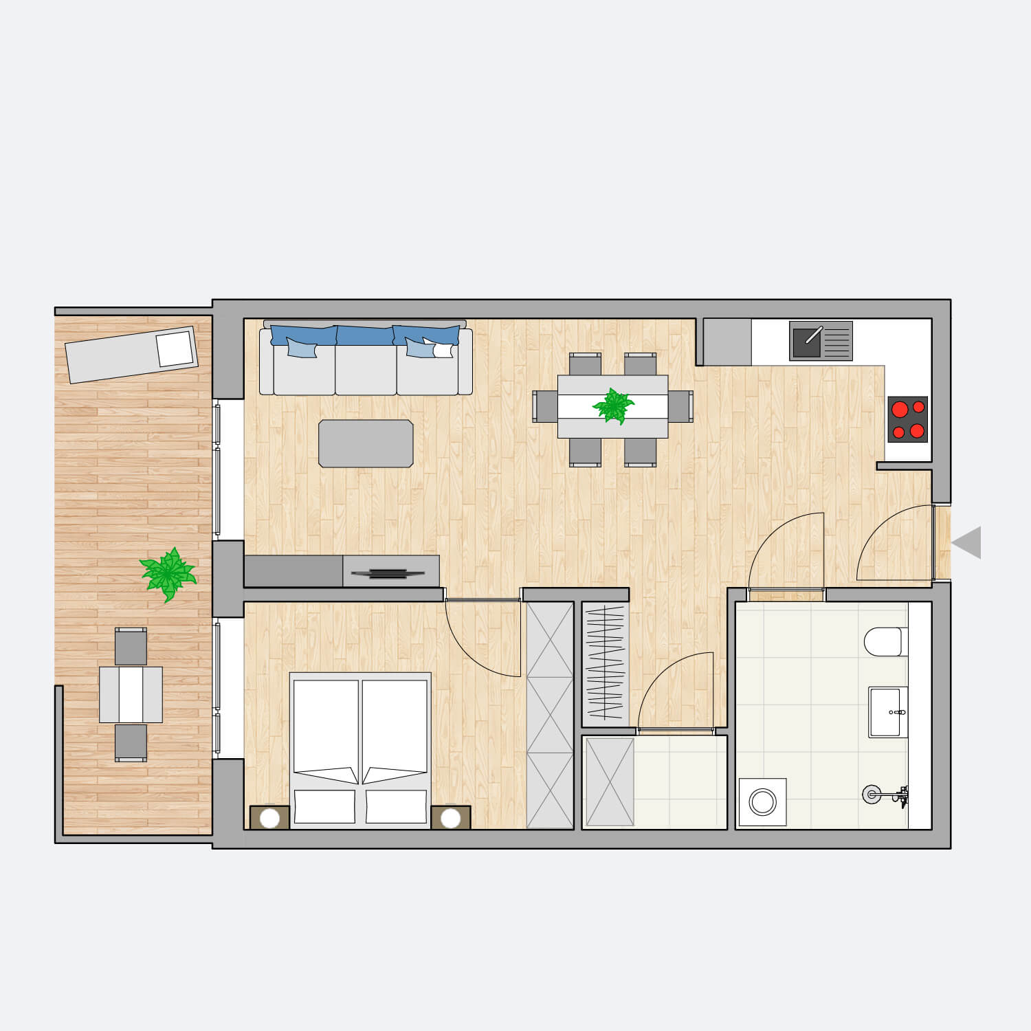 Wohnung 2 Erdgeschoss in Flößaustraße in Fürth kaufen
