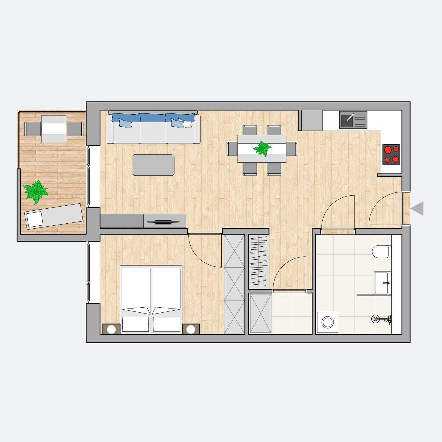 Wohnung 22: 2. Obergeschoss in Flößaustraße in Fürth kaufen