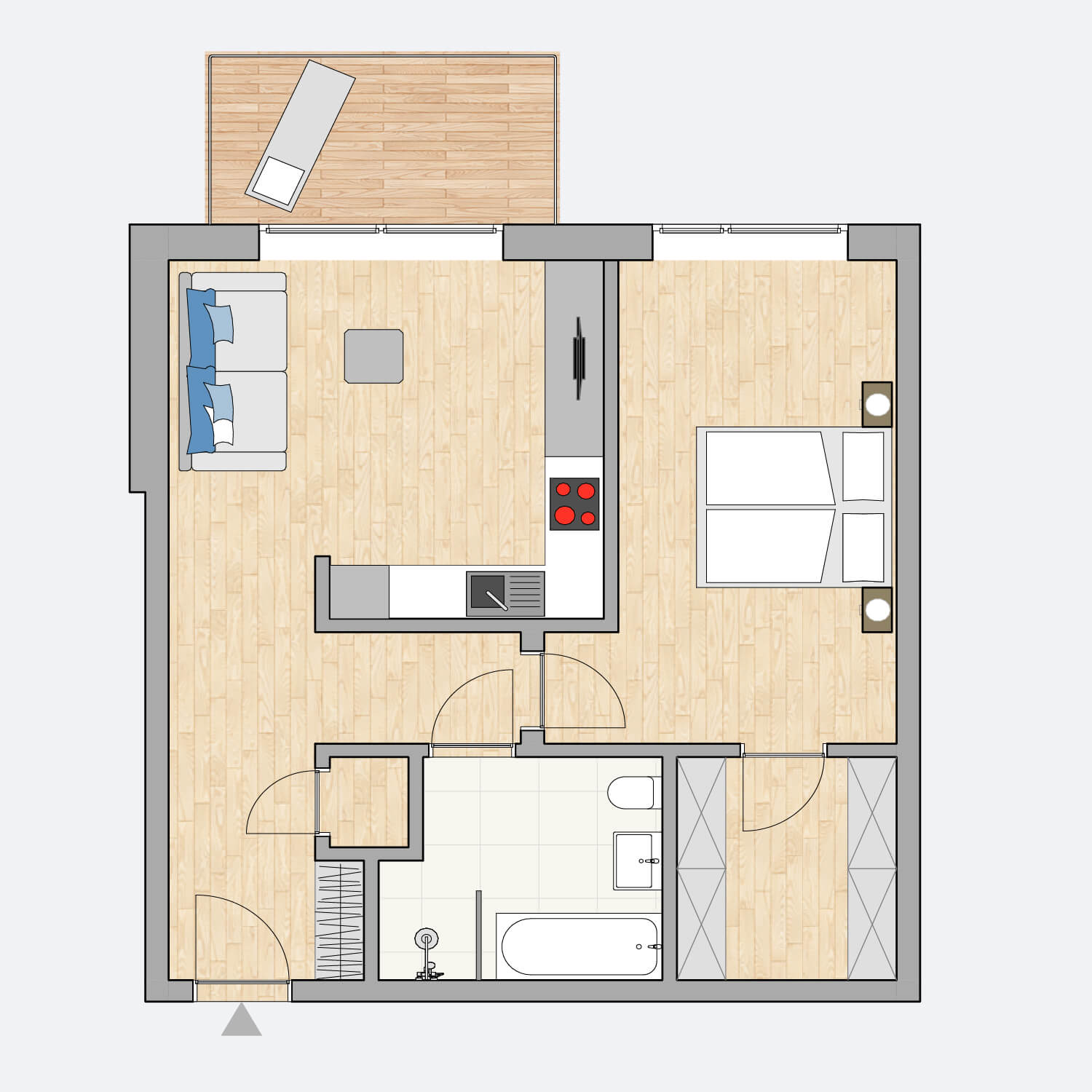 Wohnung 30: 2. Obergeschoss in Flößaustraße in Fürth kaufen