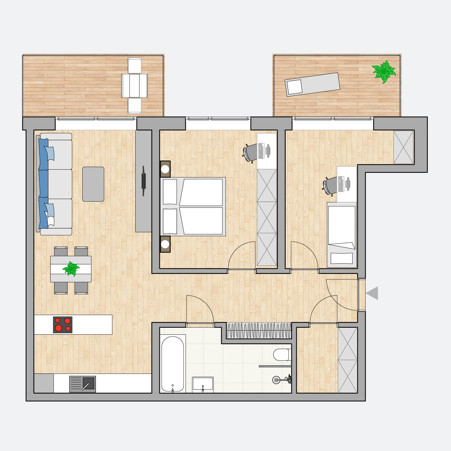 Wohnung 28: 2. Obergeschoss in Flößaustraße in Fürth kaufen