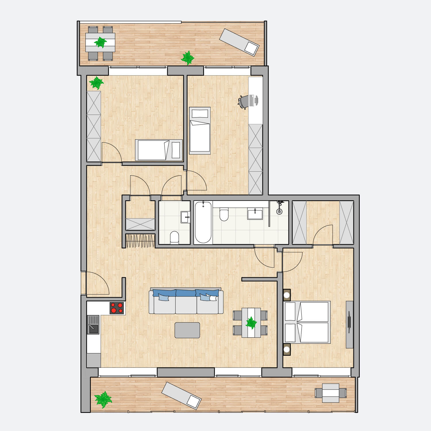 Wohnung 36: 3. Obergeschoss in Flößaustraße in Fürth kaufen