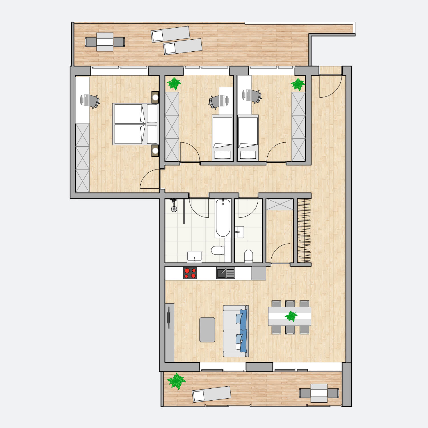 Wohnung 30: 2. Obergeschoss in Flößaustraße in Fürth kaufen
