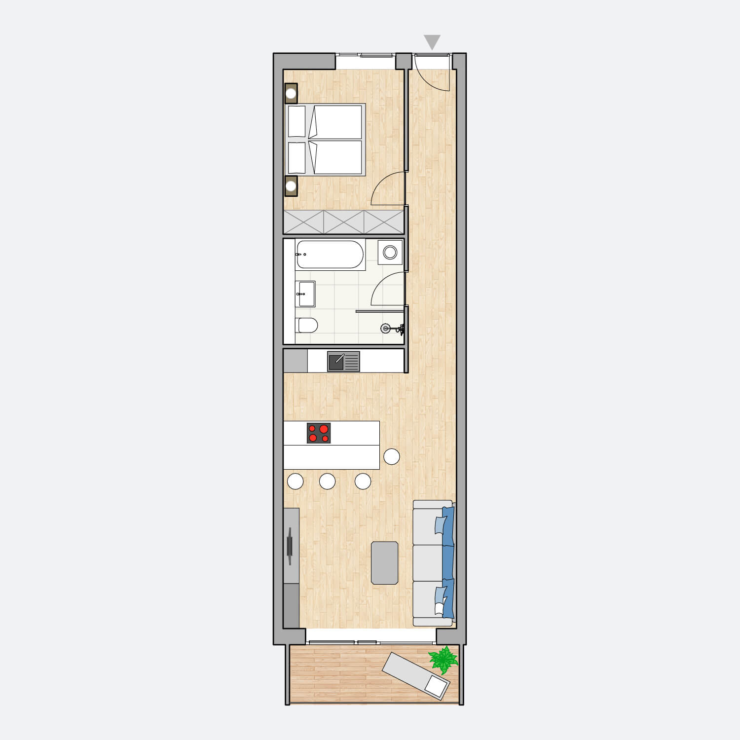 Wohnung 38: 3. Obergeschoss in Flößaustraße in Fürth kaufen
