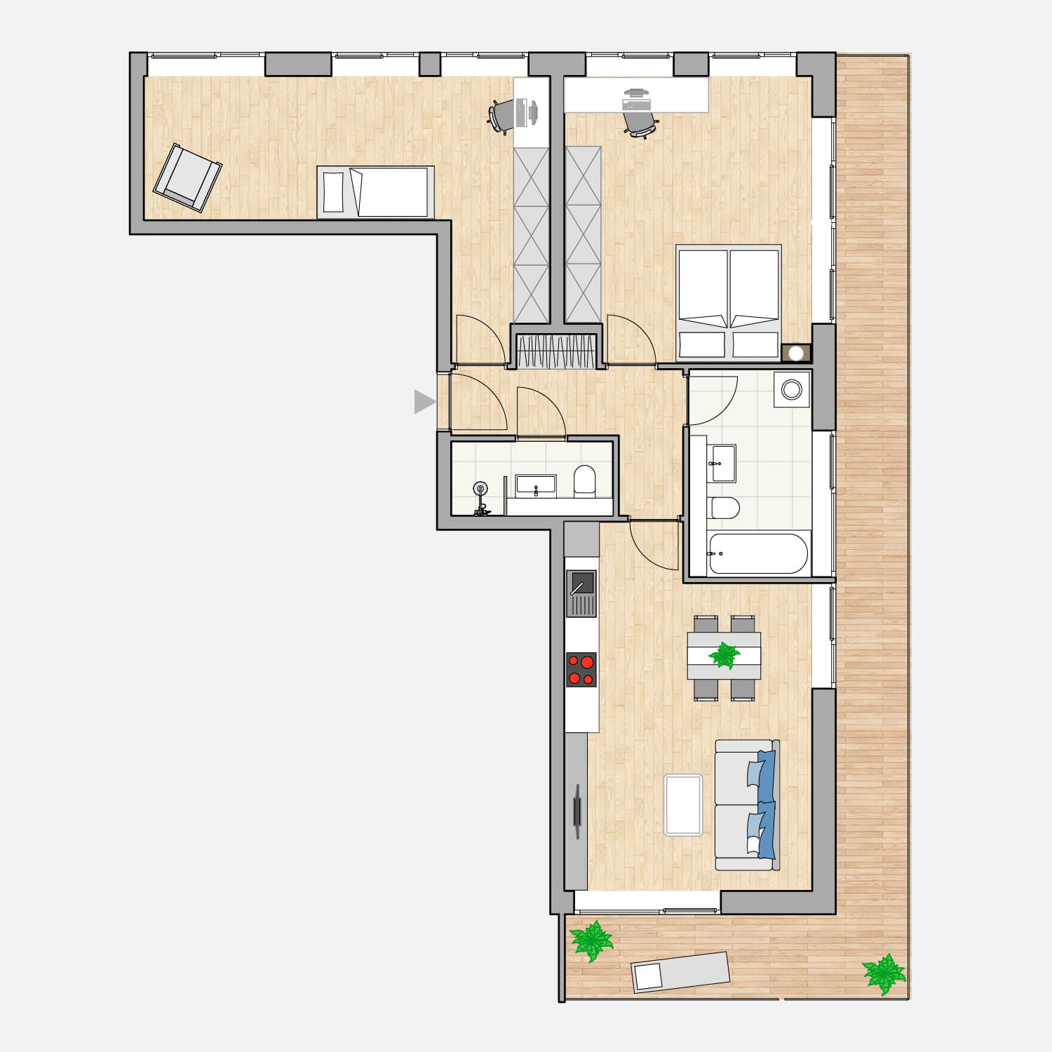 Wohnung 41: 3. Obergeschoss in Flößaustraße in Fürth kaufen