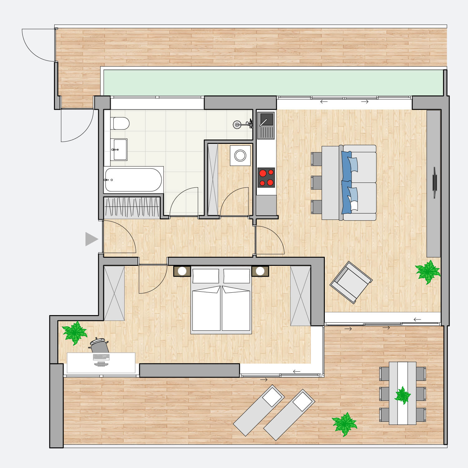Wohnung 43: 4. Obergeschoss in Flößaustraße in Fürth kaufen